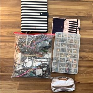 KEEP Collective over 300pc BUNDLE  Striped Jewelry Organizer Accessories